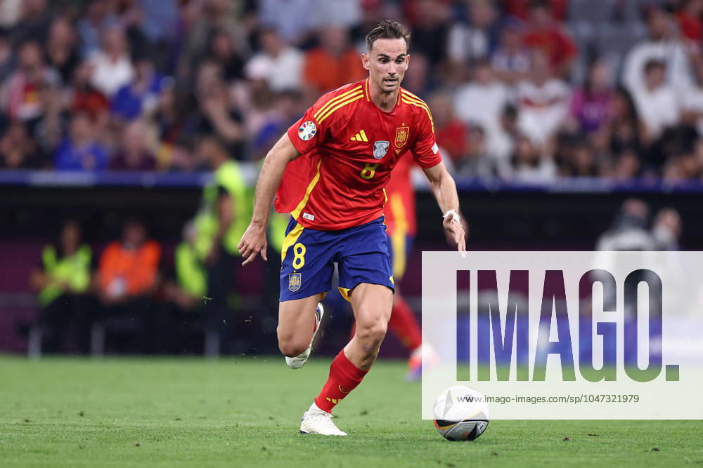 Spain - France Fabian Ruiz of Spain in action during the UEFA EURO, EM, Europameisterschaft,Fussball 2024 semi-final match between Spain and France at Munich Football Arena on July 9, 2024 in Munich, Germany . Munich Munich Football Arena Germany