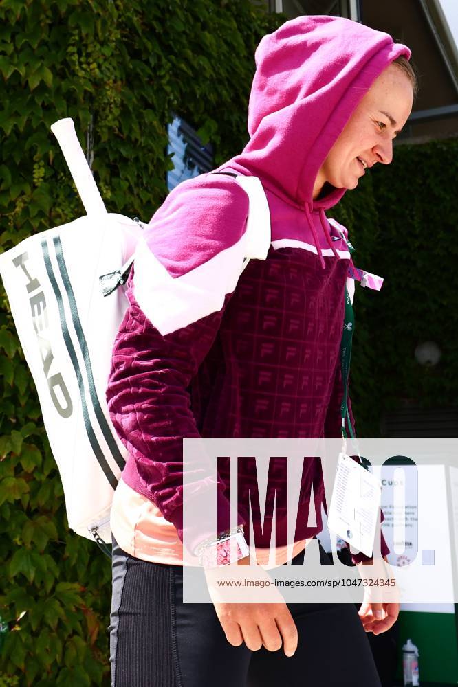 Barbora Krejcikova after practice Wimbledon Tennis Championships, Day 11, The All England Lawn Tennis and Croquet Club, London, UK - 11 Jul 2024