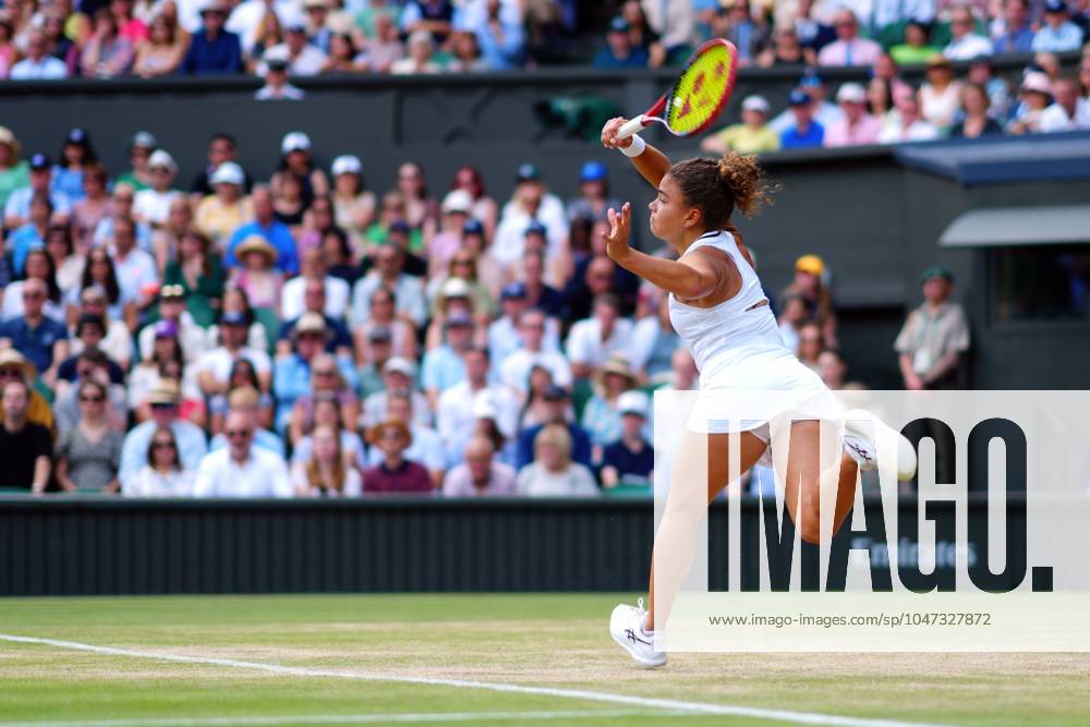 Jasmine Paolini during her semi final match Wimbledon Tennis Championships, Day 11, The All England Lawn Tennis and Croquet Club, London, UK - 11 Jul 2024