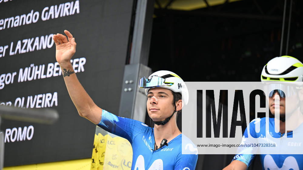 Tour De France; Tappa 12 Aurillac - Villeneuve Sur Lot; 2024, Movistar; Formolo, Davide; Aurillac;