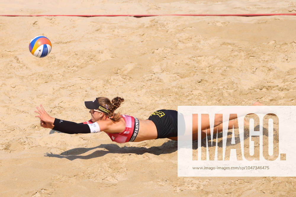 BEACHVOLLEYBALL - Beach Pro Vienna VIENNA,AUSTRIA,12.JUL.24 - Beach volleyball, Beachvolleyball - A1 Beach Pro Vienna. Image shows Ronja Klinger (AUT). GEPAxpictures xMathiasxMandl