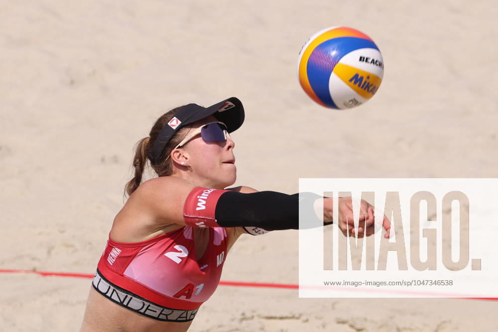 BEACHVOLLEYBALL - Beach Pro Vienna VIENNA,AUSTRIA,12.JUL.24 - Beach volleyball, Beachvolleyball - A1 Beach Pro Vienna. Image shows Ronja Klinger (AUT). GEPAxpictures xMathiasxMandl