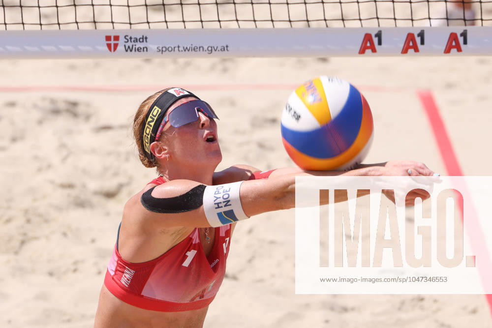 BEACHVOLLEYBALL - Beach Pro Vienna VIENNA,AUSTRIA,12.JUL.24 - Beach volleyball, Beachvolleyball - A1 Beach Pro Vienna. Image shows Dorina Klinger (AUT). GEPAxpictures xMathiasxMandl