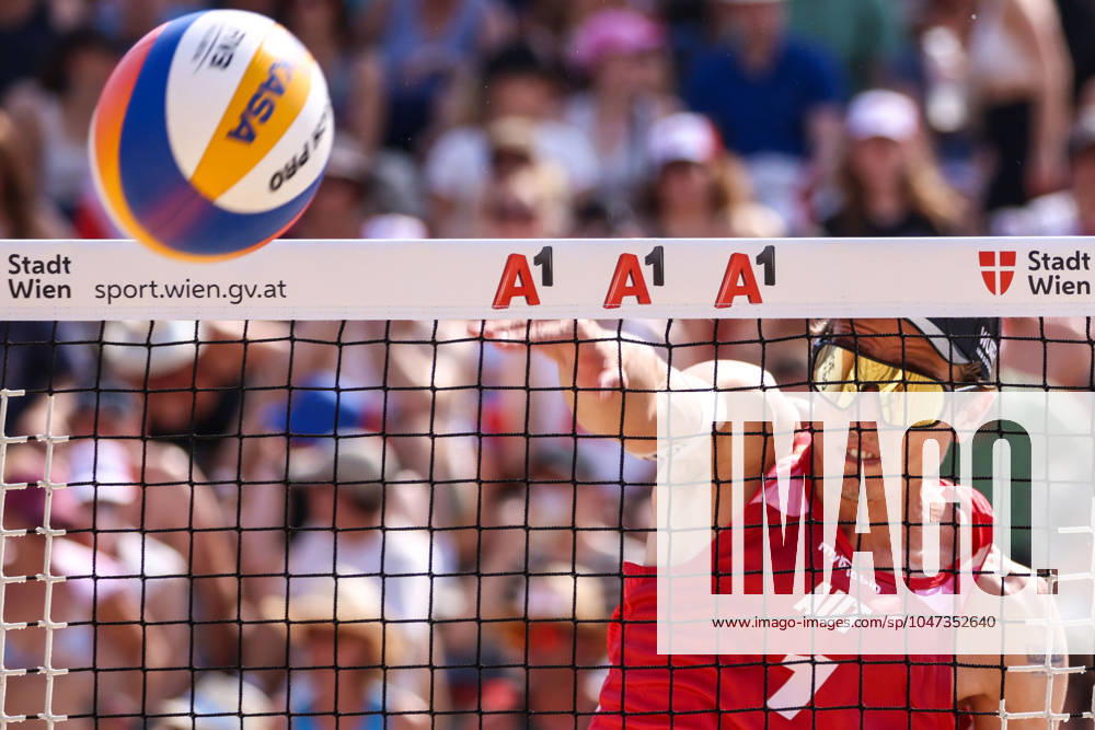 BEACHVOLLEYBALL - Beach Pro Vienna VIENNA,AUSTRIA,12.JUL.24 - Beach volleyball, Beachvolleyball - A1 Beach Pro Vienna. Image shows Julian Hoerl (AUT). GEPAxpictures xMathiasxMandl