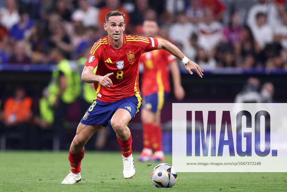 Spain - France Fabian Ruiz of Spain in action during the UEFA EURO, EM, Europameisterschaft,Fussball 2024 semi-final match between Spain and France at Munich Football Arena on July 9, 2024 in Munich, Germany . Munich Munich Football Arena Germany