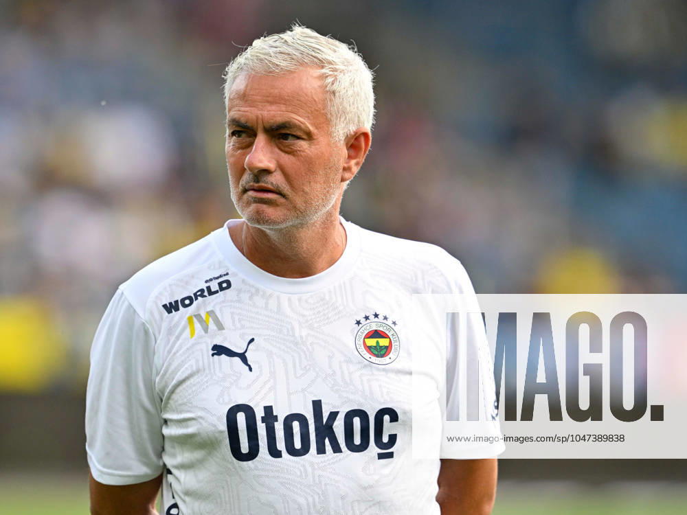 SOCCER - Strasbourg vs Fenerbahce, test match GRAZ,AUSTRIA,13.JUL.24 - SOCCER - Ligue1, Sueper Lig, Racing Club de Strasbourg Alsace vs Fenerbahce Istanbul, test match. Image shows head coach Jose Mourinho (Fenerbahce). GEPAxpictures Retkoceri