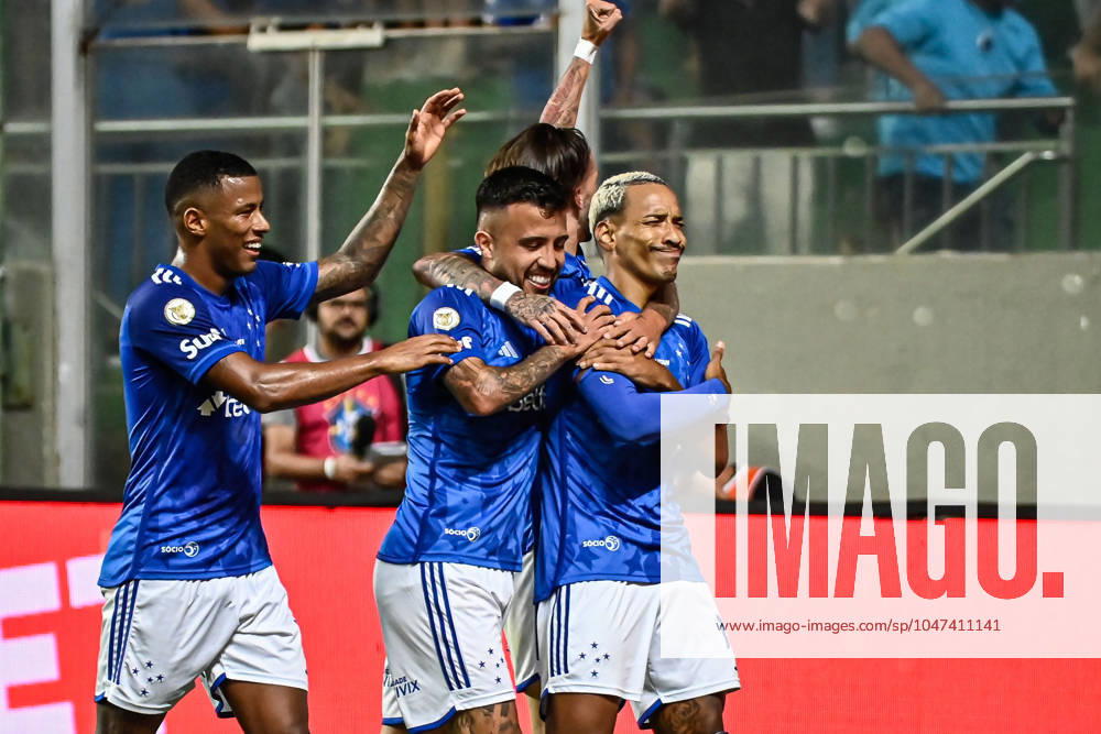CRUZEIRO X BRAGANTINO - CAMPEONATO BRASILEIRO 2024 BELO HORIZONTE (MG), 07 13 2024 - Football Brasileirao Cruzeiro x Bragantino - Matheus Pereira goal in the match between Cruzeiro x Bragantino in a game valid for the seventeenth round of the Brasileirao held at Indepedencia, Belo Horizonte, this Saturday afternoon ( 13). IMAGO Gustavo Rzbelo Minas Gerais Brasil