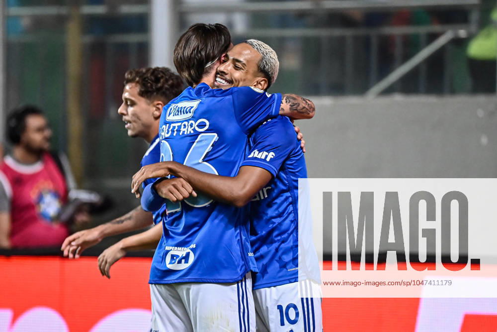 CRUZEIRO X BRAGANTINO - CAMPEONATO BRASILEIRO 2024 BELO HORIZONTE (MG), 07 13 2024 - Football Brasileirao Cruzeiro x Bragantino - Matheus Pereira goal in the match between Cruzeiro x Bragantino in a game valid for the seventeenth round of the Brasileirao held at Indepedencia, Belo Horizonte, this Saturday afternoon ( 13). IMAGO Gustavo Rzbelo Minas Gerais Brasil
