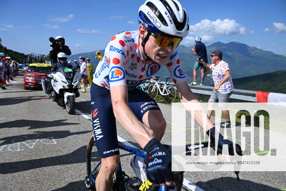 Tour De France; Tappa 15 Loudenvielle - Plateau De Beille; 2024, Visma - Lease A Bike; Vingegaard, Jonas; Plateau De Beille;