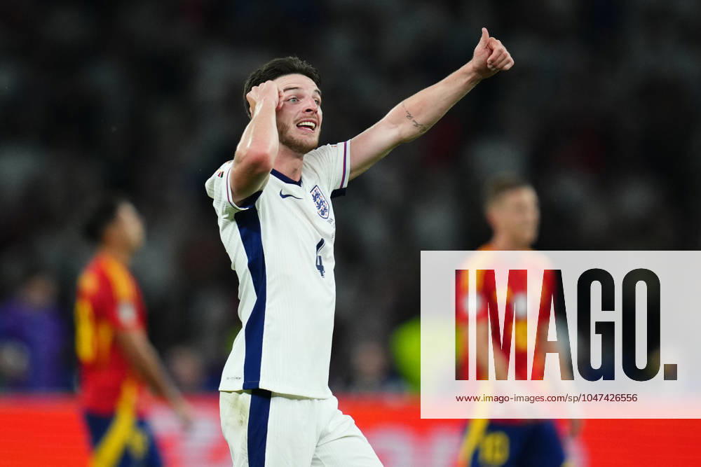 GER: Spain v England. UEFA EURO, EM, Europameisterschaft,Fussball 2024 Final Declan Rice of England during the UEFA Euro 2024 match between Spain and England, Final, played at Olympiastadion on July 14, 2024 in Berlin, Germany. kpng