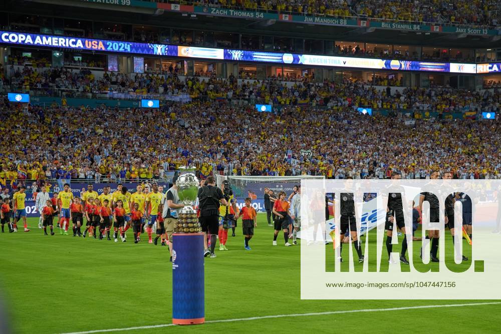 Copa America USA 2024 Argentina vs Colombia - Final Trophy of Copa America during Final match between Argentina and Colombia as part of CONMEBOL Copa America USA 2024 at Hard Rock Stadium on July 14, 2024 in Miami Gardens, Florida, United States. MIAMI GARDENS FLORIDA UNITED STATES