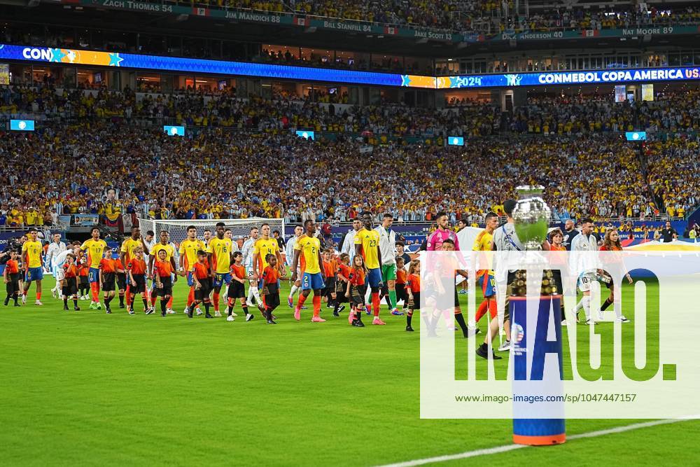 Copa America USA 2024 Argentina vs Colombia - Final Trophy of Copa America during Final match between Argentina and Colombia as part of CONMEBOL Copa America USA 2024 at Hard Rock Stadium on July 14, 2024 in Miami Gardens, Florida, United States. MIAMI GARDENS FLORIDA UNITED STATES