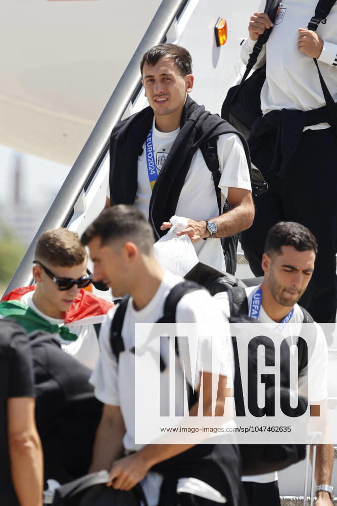 Euro 2024 Winner Spanish Team Arriving At Madrid Airport Oyarzabal on his arrival at the airport, July 15, 2024, in Madrid, Spain. Photo by Antonio Gutiérrez Europa Press ABACAPRESS.COM Madrid Spain