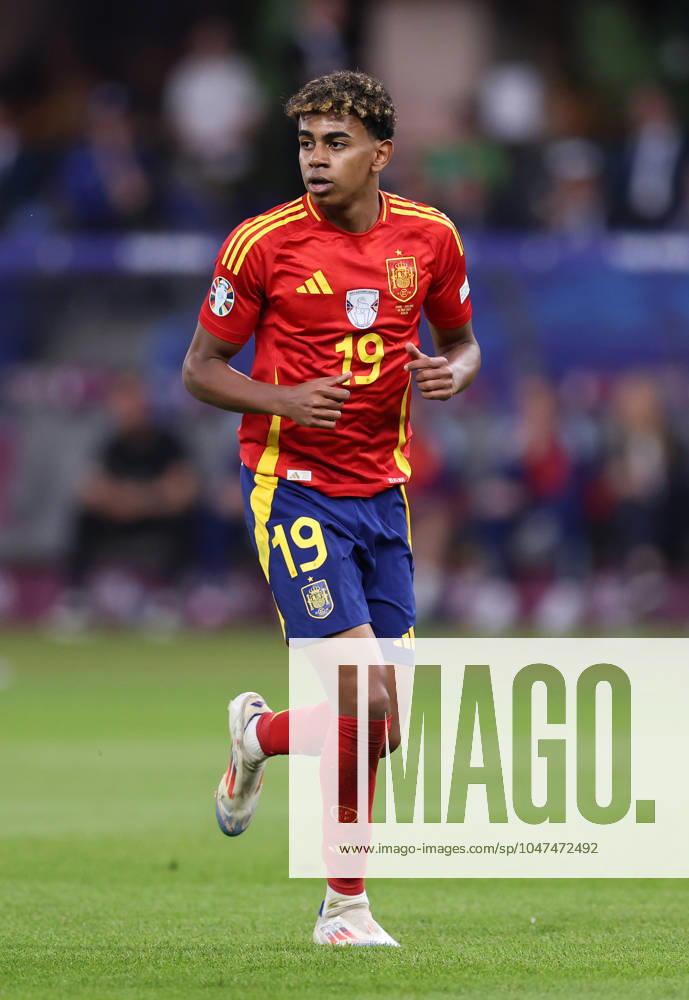 Berlin, Germany, 14th July 2024. Lamine Yamal of Spain during the UEFA European Championships final match at Olympiastadion, Berlin. Picture credit should read: David Klein Sportimage . SPI-3228-0209