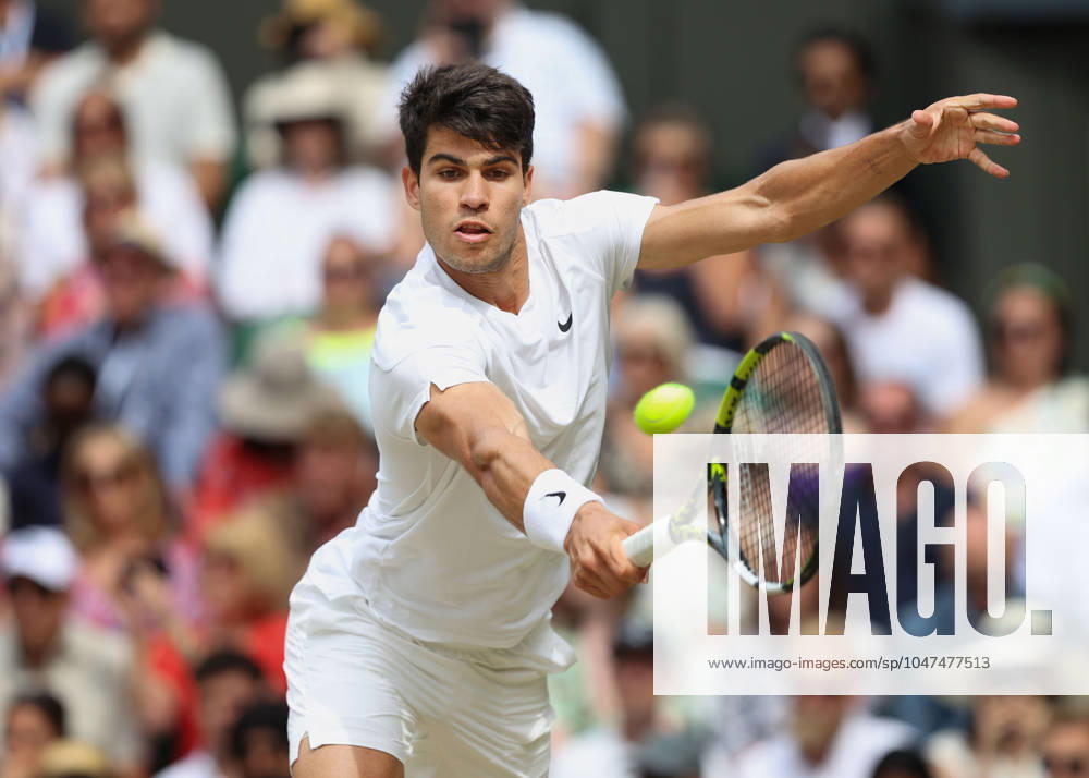 Carlos Alcaraz ESP Tennis Wimbledon 2024 Grand Slam ITF ATP WTA AELTC London Great Britain 14 July 2024