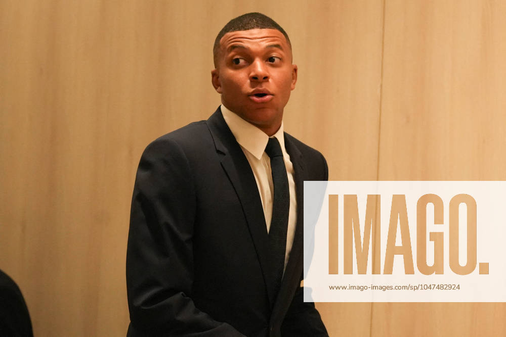 Presentation Kylian Mbappe In Real Madrid - Spain Kylian Mbappé during his presentation as a new player of Real Madrid CF at Santiago Bernabeu stadium in Madrid, Spain, on July 16, 2024. Photo by Laurent Lairys ABACAPRESS.COM Madrid Spain