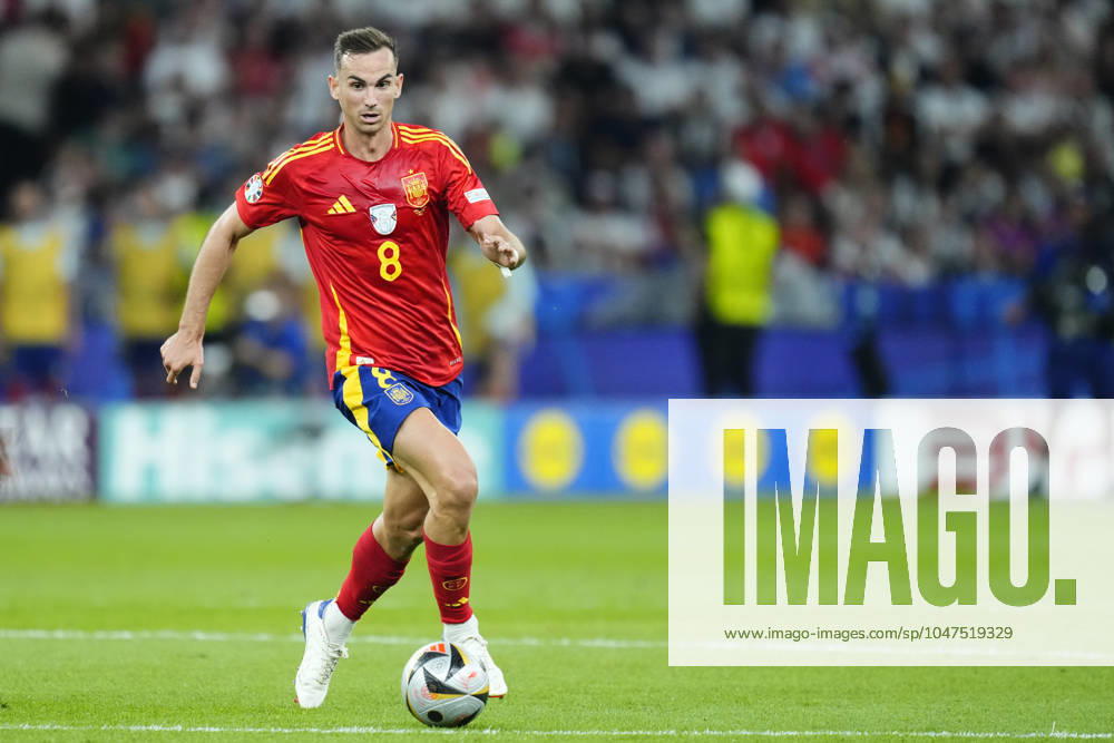 Spain v England: Final - UEFA EURO, EM, Europameisterschaft,Fussball 2024 Fabian Ruiz central midfield of Spain and Paris Saint-Germain during the UEFA EURO 2024 final match between Spain and England at Olympiastadion on July 14, 2024 in Berlin, Germany. Berlin Germany