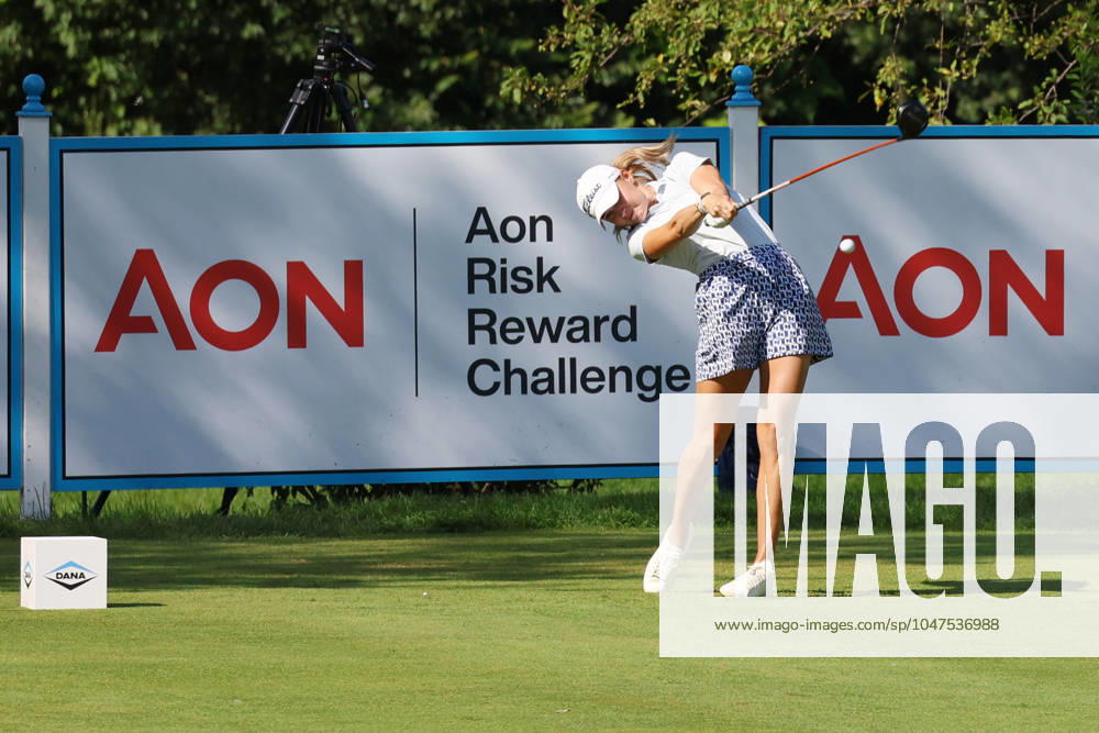 SYLVANIA, OH - JULY 18: LPGA, Golf Damen golfer Nataliya Guseva plays her tee shot on the 17th hole during the first round of the 2024 Dana Open on July 18, 2024, at Highland Meadows Golf Club in Sylvania, Ohio. (Photo by Brian Spurlock Icon Sportswire) GOLF: JUL 18 LPGA Dana Open Icon2407184