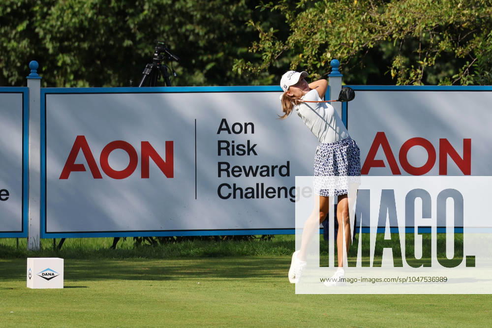 SYLVANIA, OH - JULY 18: LPGA, Golf Damen golfer Nataliya Guseva plays her tee shot on the 17th hole during the first round of the 2024 Dana Open on July 18, 2024, at Highland Meadows Golf Club in Sylvania, Ohio. (Photo by Brian Spurlock Icon Sportswire) GOLF: JUL 18 LPGA Dana Open Icon2407185