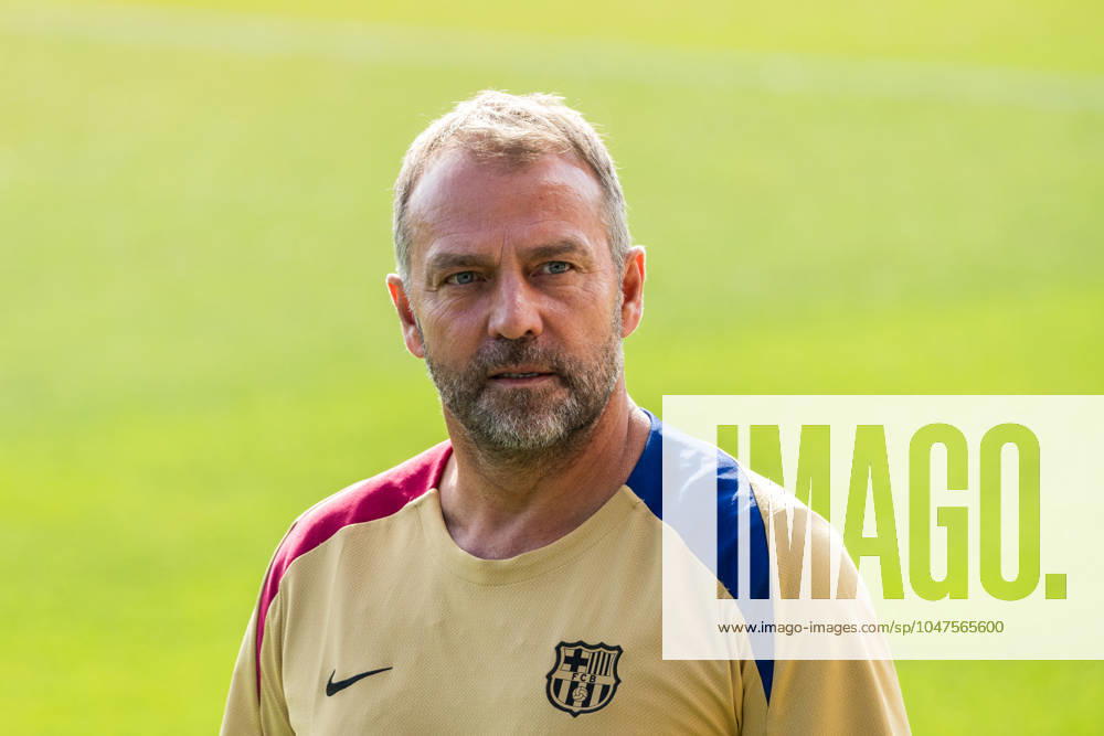 (240720) -- BARCELONA, July 20, 2024 -- FC Barcelona, Barca s head coach Hansi Flick attends a training session at the Joan Gamper training ground, near Barcelona, Spain, on July 19, 2024. (Photo by Xinhua) (SP)SPAIN-BARCELONA-FOOTBALL-TRAINING SESSION Joanxgosa