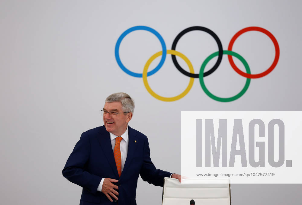 (240720) -- PARIS, July 20, 2024 -- International Olympic Committee (IOC) President Thomas Bach attends the IOC Executive Board meeting in Paris, July 20, 2024. ( Reuters Pool via Xinhua) (SP)FRANCE-PARIS Olympic Games, Olympische Spiele, Olympia, OS IOC-EXECUTIVE BOARD MEETING KaixPfaffenbach