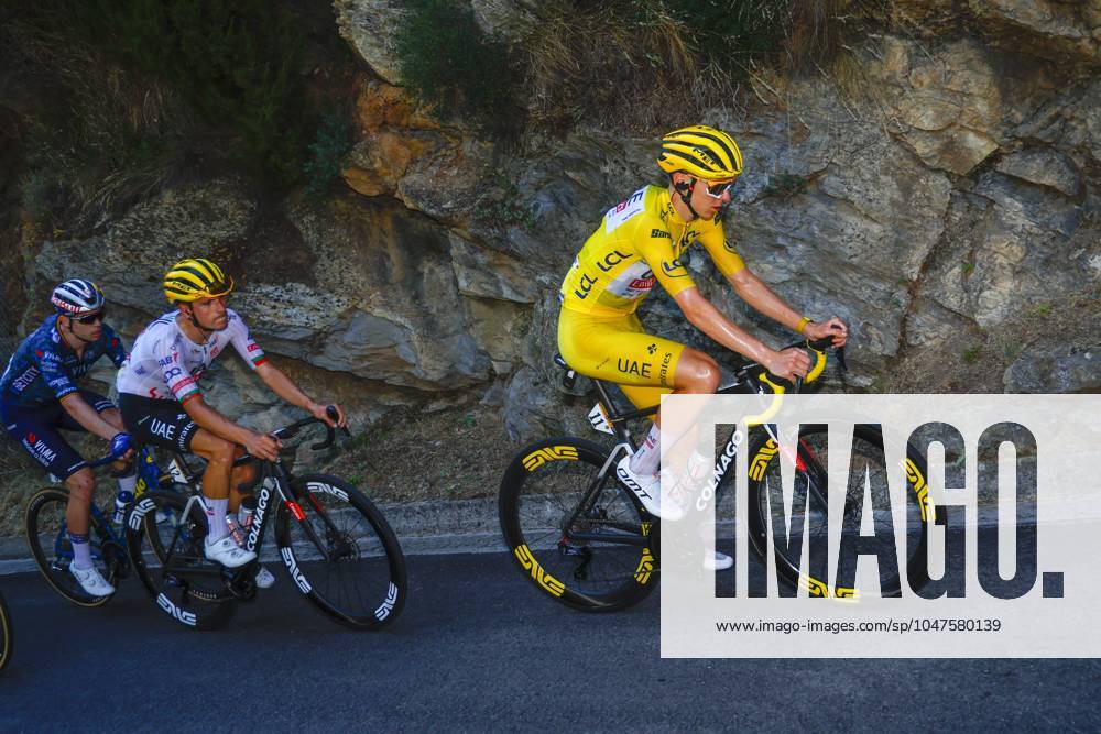 Tour de France 2024 - Stage 20 COL DE LA COUILLOLE, FRANCE - JULY 20 : Pogacar Tadej (SVN) of UAE Team Emirates in action during stage 20 of the 111th edition of the Tour de France 2024 cycling race, a stage of 132,8 kms with start in Nice and finish in Col de la Couillole on July 20, 2024 in Col de la Couillole, France, 20 07 2024 Col de la Couillole France