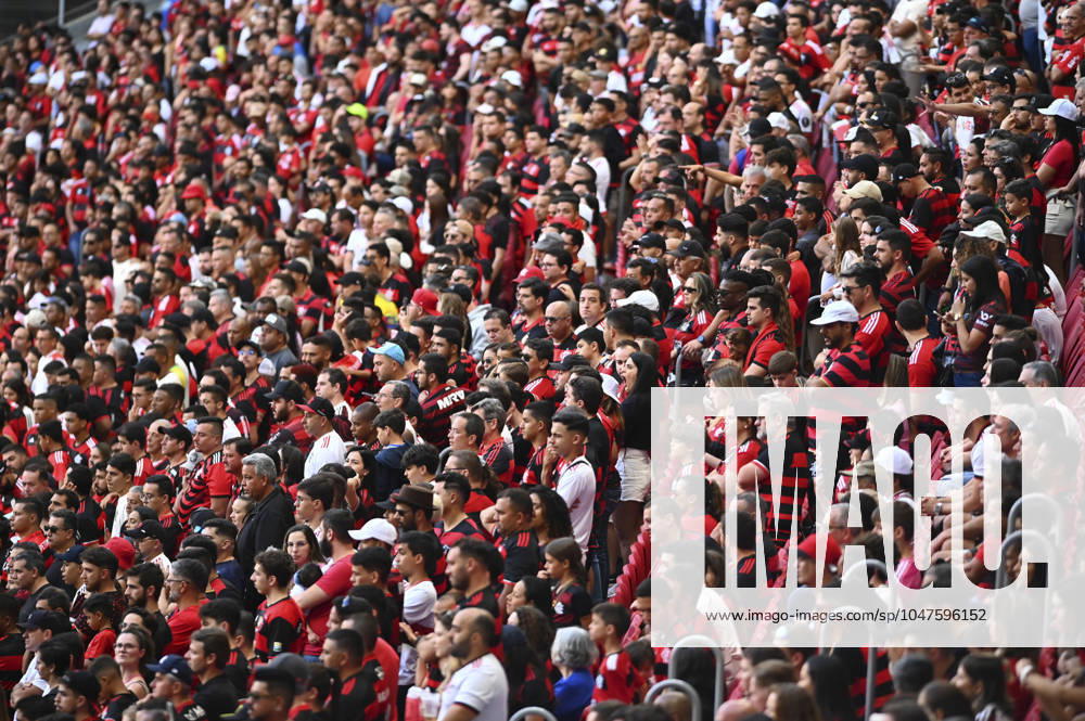 Flamengo e Criciúma campeonato Brasileiro BRASÍLIA, DF - 20.07.2024: FLAMENGO E CRICIÚMA CAMPEONATO BRASILEIRO - Photo, Flamengo fans. This Saturday (20) Flamengo and Criciúma compete in the 18th round of the Brazilian championship at the Mané Garrincha stadium in Brasília. (Photo: Ton Molina Fotoarena) x2577335x TonxMolina