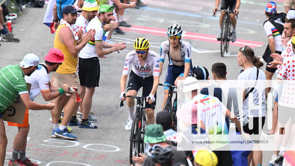 Tour De France; Tappa 20 Nice - Col De La Couillole; 2024, Uae Team Emirates; 2024, Bahrain Victorious; Wellens, Tim; Haig, Jack; Col De La Couillole;