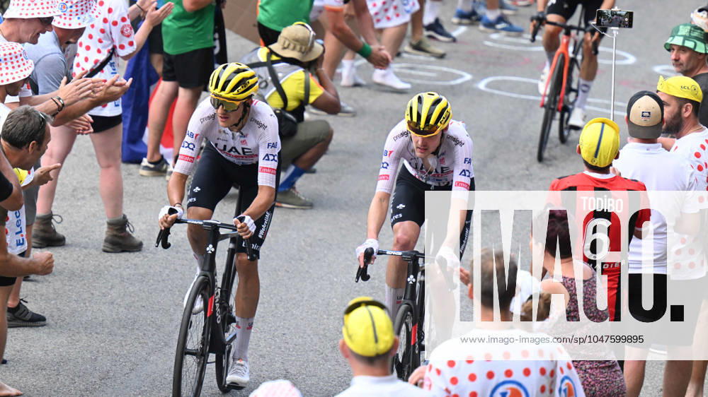 Tour De France; Tappa 20 Nice - Col De La Couillole; 2024, Uae Team Emirates; Soler, Marc; Sivakov, Pavel; Col De La Couillole;