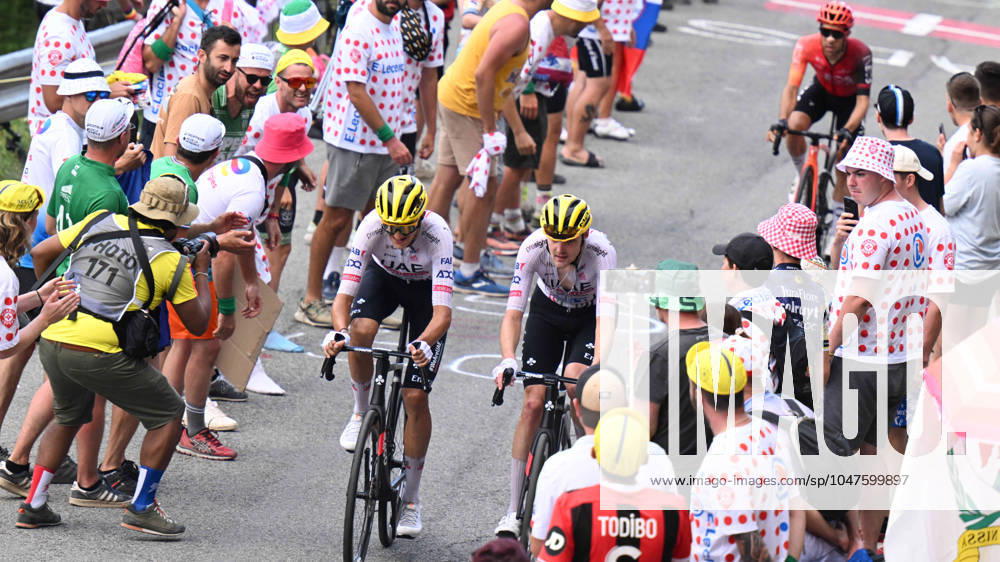 Tour De France; Tappa 20 Nice - Col De La Couillole; 2024, Uae Team Emirates; Soler, Marc; Sivakov, Pavel; Col De La Couillole;