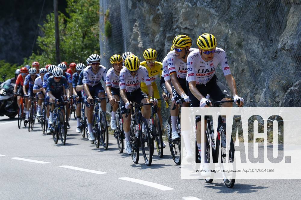 Tour de France 2024 - Stage 20 COL DE LA COUILLOLE, FRANCE - JULY 20 : Wellens Tim (BEL) of UAE Team Emirates, Politt Nils (GER) of UAE Team Emirates during stage 20 of the 111th edition of the Tour de France 2024 cycling race, a stage of 132,8 kms with start in Nice and finish in Col de la Couillole on July 20, 2024 in Col de la Couillole, France, 20 07 2024 Col de la Couillole France