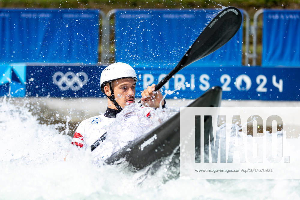 OLYMPICS - Olympic Summer Games 2024 PARIS,FRANCE,23.JUL.24 - OLYMPICS, CANOE - Olympic Summer Games Paris 2024, preview, training. Image shows Felix Oschmautz (AUT). GEPAxpictures Klansek