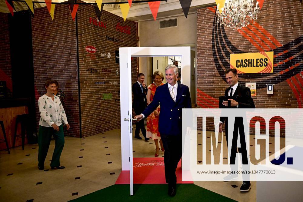 King Philippe - Filip of Belgium pictured during the official opening of the Lotto Belgium House at the start of the Paris 2024 Olympic Games, Olympische Spiele, Olympia, OS on Friday 26 July 2024 in Paris, France . The Games of the XXXIII Olympiad are taking place in Paris from 26 July to 11 August. The Belgian delegation counts 165 athletes in 21 sports. DIRKxWAEM x97065792x