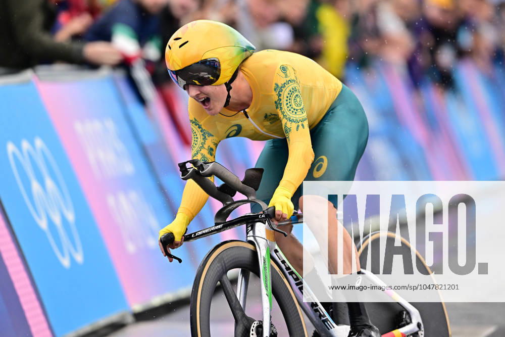 Grace BROWN Individual Time Trial Women ITT Olympia 2024 Paris Grace BROWN AUS, Australia Winner, Winner, Olympic Champion, Gold Individual Time Trial Women ITT, Womens Individual Time Trial Olympia 27 07 2024 Paris