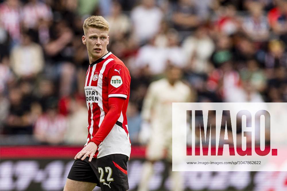 , Philips Stadium, football, friendly game, season 2024 2025, during the match PSV-Valencia CF, PSV player Luuk de Jong. Final score 2-1. PSV player Jerdy Schouten PSV-Valencia CF (friendly) x25861853x