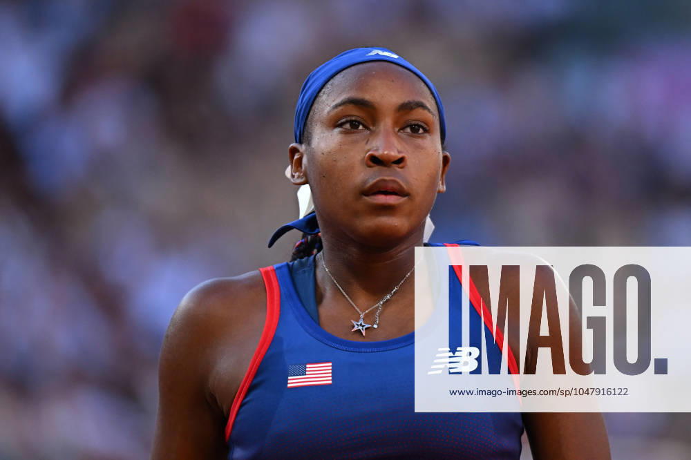 Paris 2024 - Coco Gauff First Round Coco Gauff (USA) during her first round match at the 2024 Olympics Games at Roland-Garros in Paris, France, on July 28, 2024. Photo by Corinne Dubreuil ABACAPRESS.COM Paris France