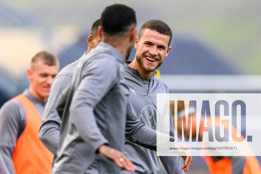 Gabriel Dal Toe Busanello of Malmö FF during a training session with Malmö FF on July 29, 2024 in Klaksvik Photo Mathilda Ahlberg BILDBYRAN kod MA MA0690 fotboll football soccer fotball champions league träning practice training malmö ff bbeng
