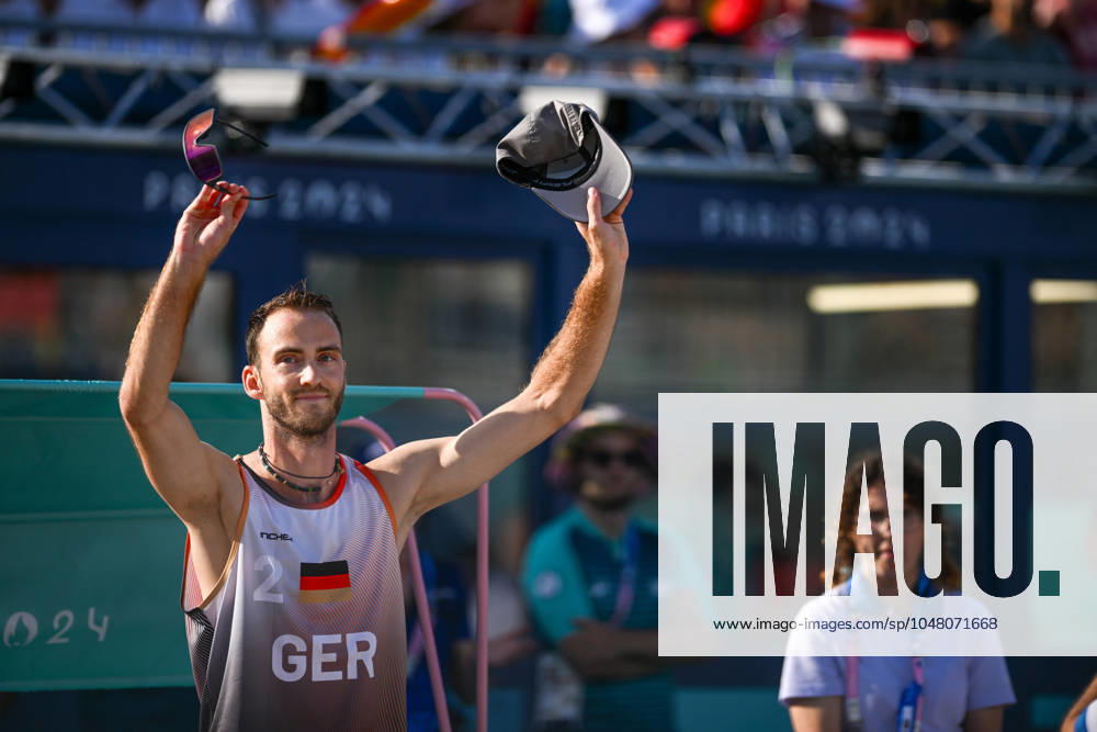 Olympic Games Beach Volleyball Paris 01 08 2024 Preliminary round, Men, GER AUS, Clemens Wickler 2, GER ,