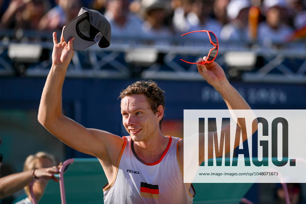 Olympic Games Beach Volleyball Paris 01 08 2024 Preliminary round, Men, GER AUS, Nils Ehlers 1, GER ,