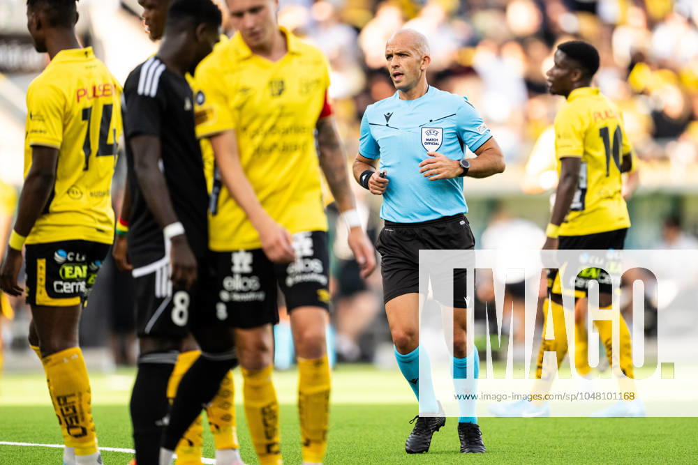 Referee Luis Godinho during the UEFA Europa League qualification match between Elfsborg and Sheriff Tiraspol on August 1, 2024 in Boras Photo Jörgen Jarnberger BILDBYRAN COP 112 JJ0383 fotboll football soccer fotball uefa europa league kval qualifying round qualification elfsborg sheriff tiraspol bbeng