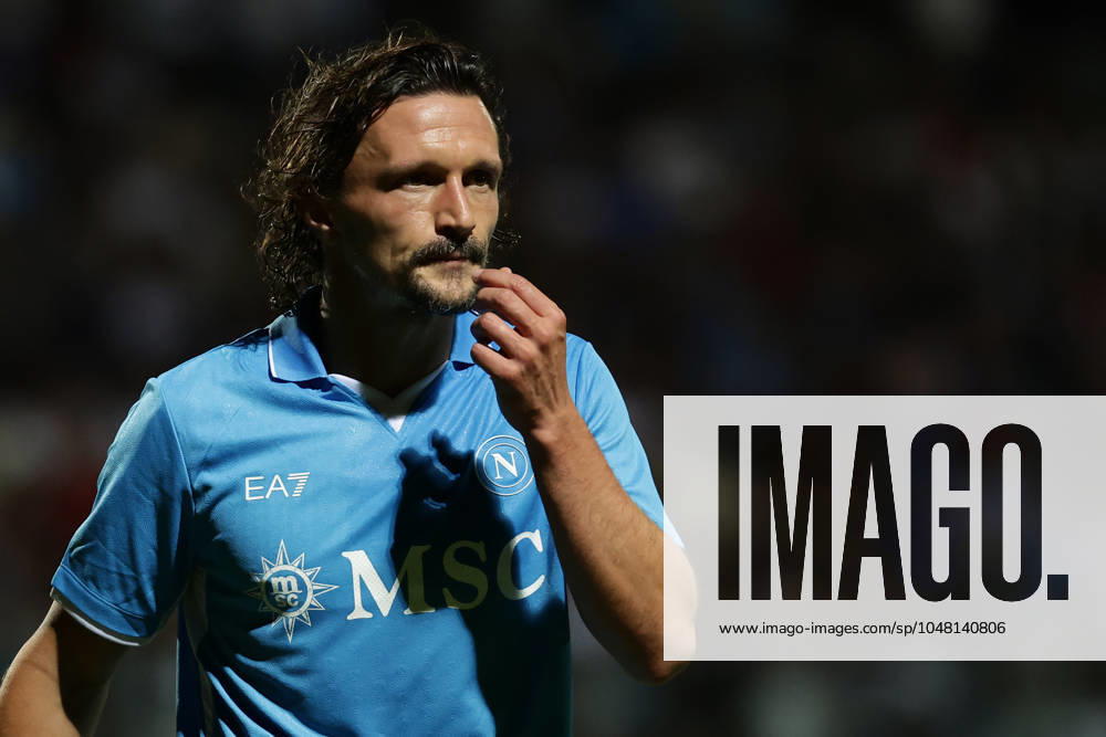 Napolis Mario Rui during the friendly match Napoli and Brest at the Teofilo Patini Stadium in Castel Di Sangro, Central Southern Italy - Sunday, July 31 , 2024. - Soccer .