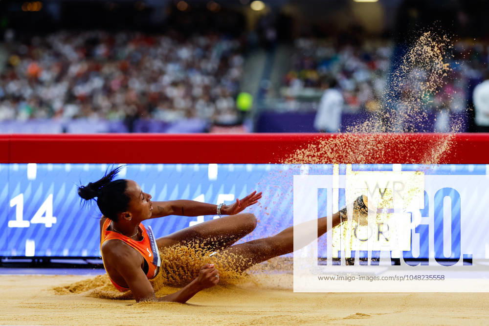 Ana Peleteiro-Compaore of Spain competes during the Women s Triple Jump Final of the Athletics at Stade de France during the Paris 2024 Olympics Games on August 3, 2024 in Paris, France. Paris FRANCE - ZUMAa181 20240803_zaa_a181_305