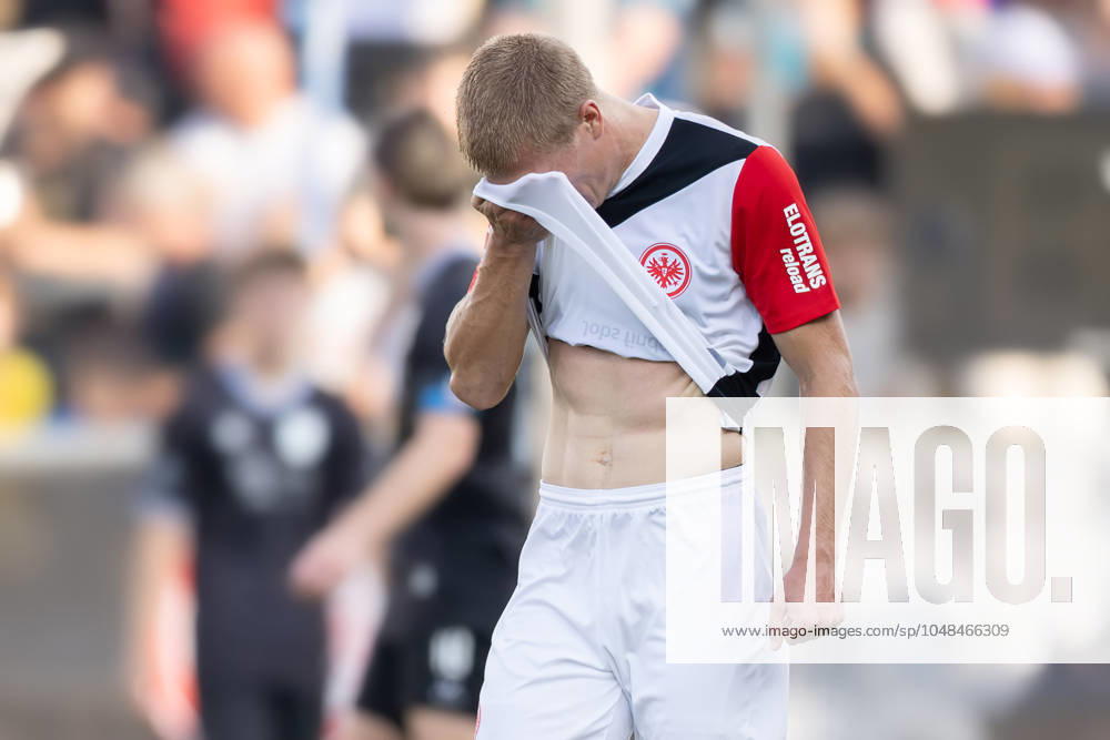 FSV Frankfurt Eintracht Frankfurt, Test match Rasmus Kristensen Eintracht Frankfurt, 13 Test match between FSV Frankfurt and Eintracht Frankfurt on August 7, 2024 in Frankfurt , Frankfurt am Main Hessen Germany PSD Bank Arena