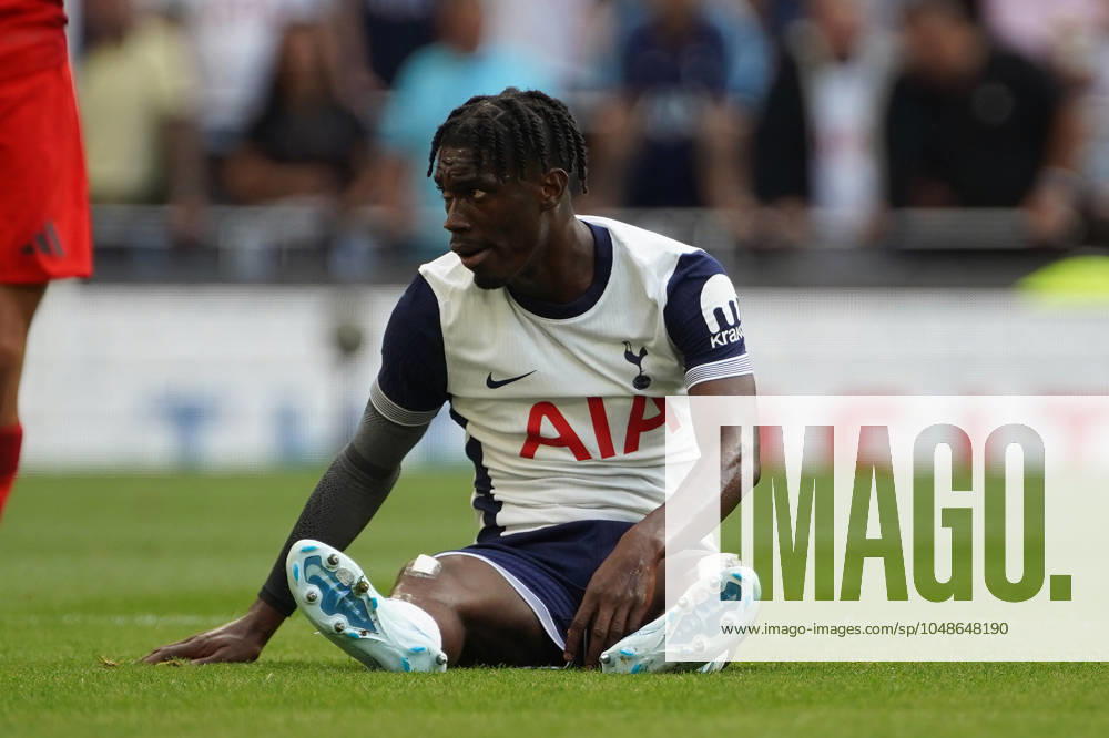 Yves Bissouma of Tottenham Hotspur during the 2024 25 Pre Season Friendly match between Tottenham Hotspur and Bayern Munich at Tottenham Hotspur Stadium, White Hart Lane, England on 10 August 2024.