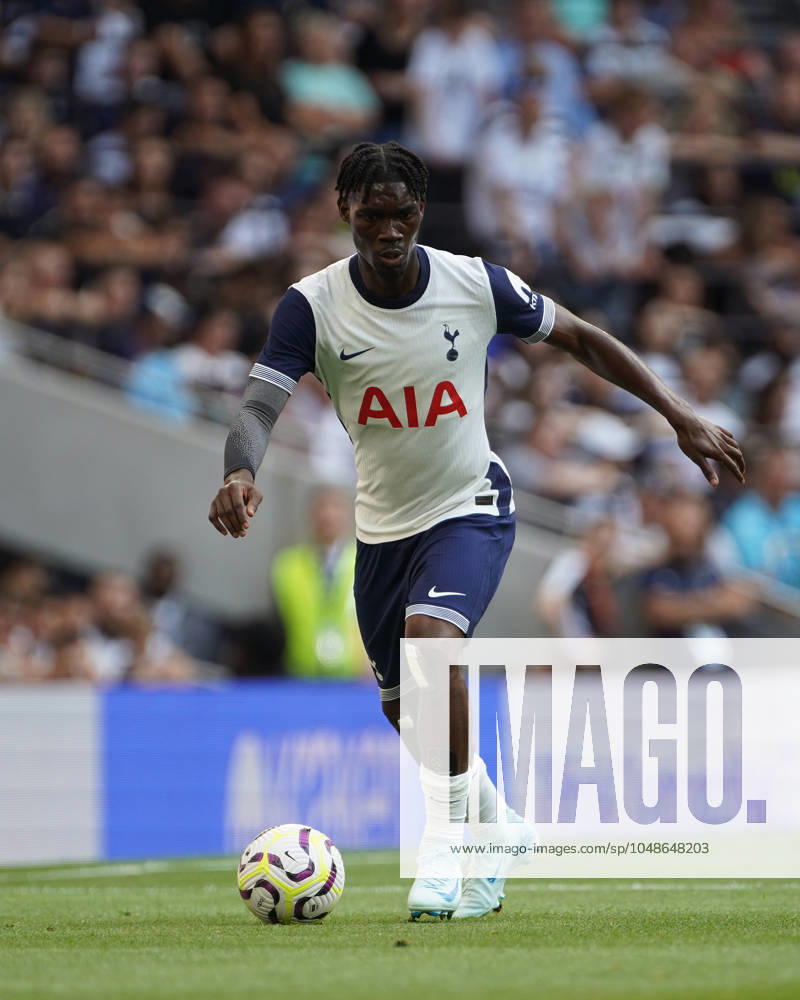 Yves Bissouma of Tottenham Hotspur during the 2024 25 Pre Season Friendly match between Tottenham Hotspur and Bayern Munich at Tottenham Hotspur Stadium, White Hart Lane, England on 10 August 2024.