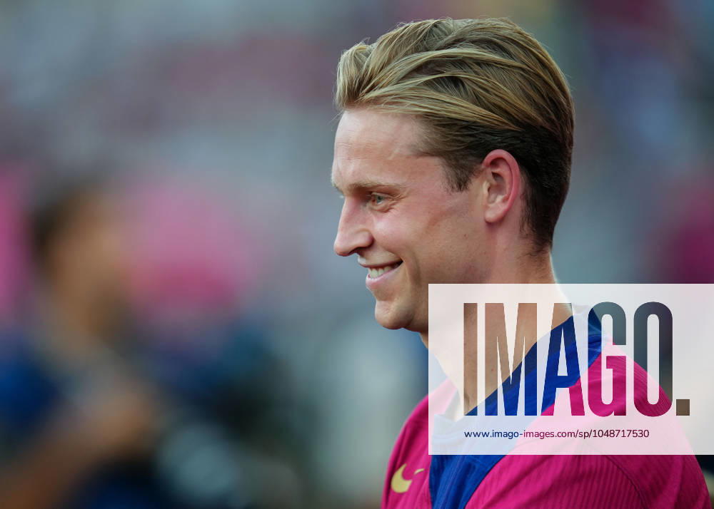 ESP: FC Barcelona, Barca v AS Monaco. Joan Gamper Trophy. Frenkie de Jong of FC Barcelona during the Joan Gamper Trophy match between FC Barcelona and AS Monaco FC played at Luis Companys Stadium on August, 2024 in Barcelona Spain. kpng