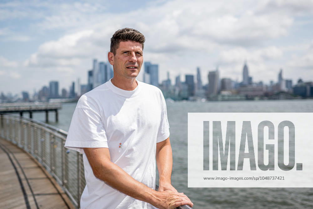 Mario Gomez Technical Director Red Bull Soccer International at Hotel W Hoboken in New Jersey Departure RB Leipzig for training camp in the USA on July 31, 2024 New York City US Tour RB Leipzig Mario Gomez