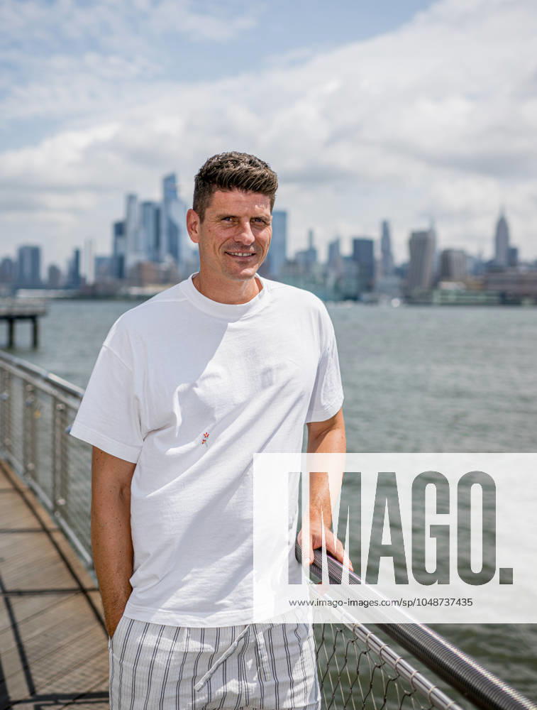 Mario Gomez Technical Director Red Bull Soccer International at Hotel W Hoboken in New Jersey Departure RB Leipzig for training camp in the USA on July 31, 2024 New York City US Tour RB Leipzig Mario Gomez