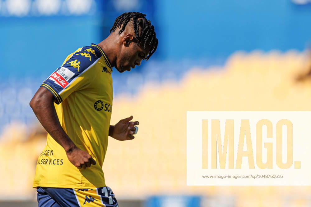 GD Estoril Praia Vs CD Santa Clara in Estoril, Portugal - 11 Aug 2024 Fabricio Garcia (GD Estoril Praia) seen during the Liga Portugal game between teams of GD Estoril Praia and CD Santa Clara at Estadio Antonio Coimbra da Mota. GD Estoril Praia vs CD Santa Clara. GD Estoril Praia defeated by CD Santa Clara 1-1 Estoril Portugal