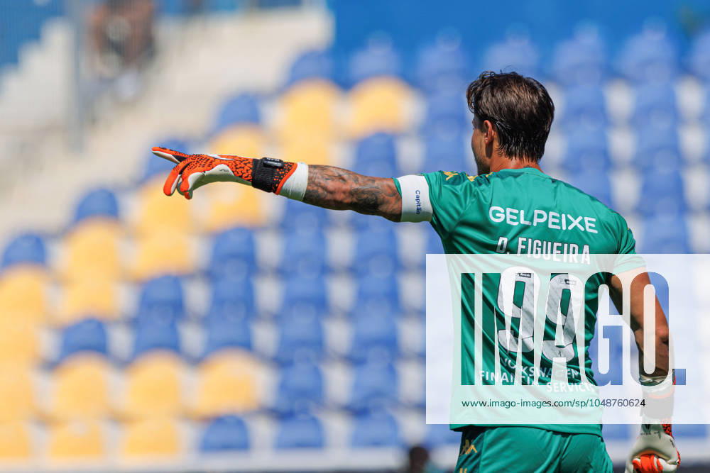GD Estoril Praia Vs CD Santa Clara in Estoril, Portugal - 11 Aug 2024 Daniel Figueira (GD Estoril Praia) seen during the Liga Portugal game between teams of GD Estoril Praia and CD Santa Clara at Estadio Antonio Coimbra da Mota. GD Estoril Praia vs CD Santa Clara. GD Estoril Praia defeated by CD Santa Clara 1-1 Estoril Portugal